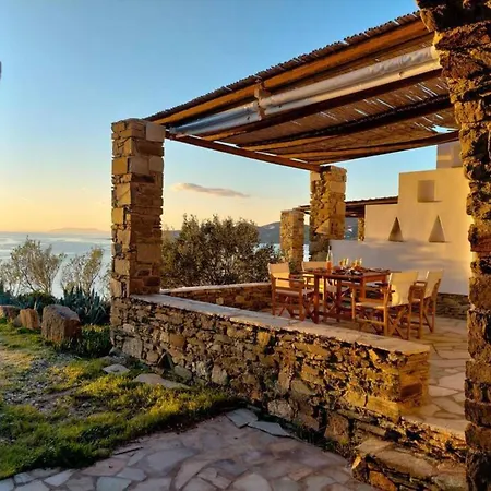 Stavros Cape Livas Sunset Tinos